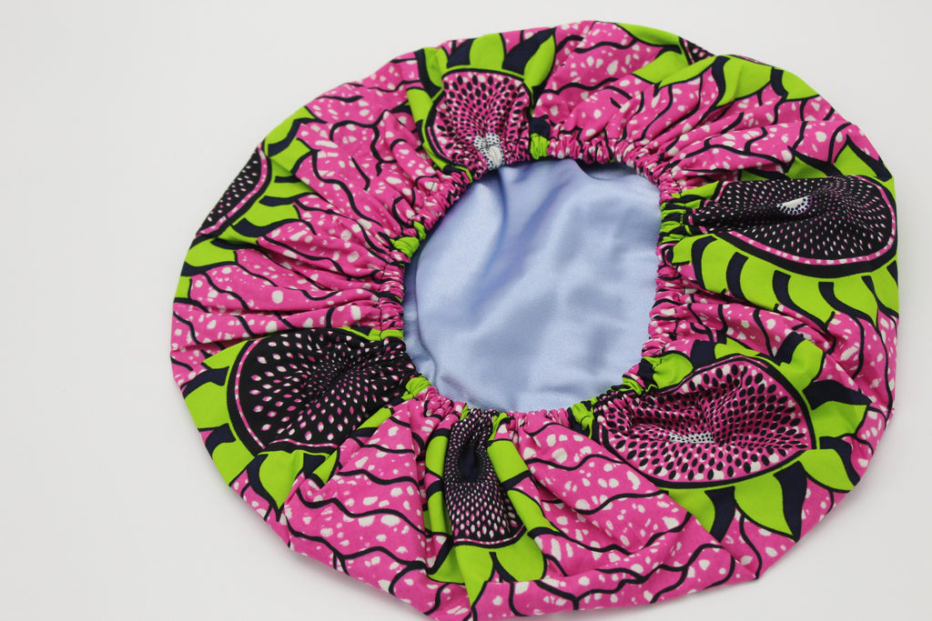 African Print Travel Bonnet