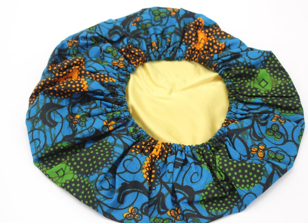 African Print Travel Bonnet