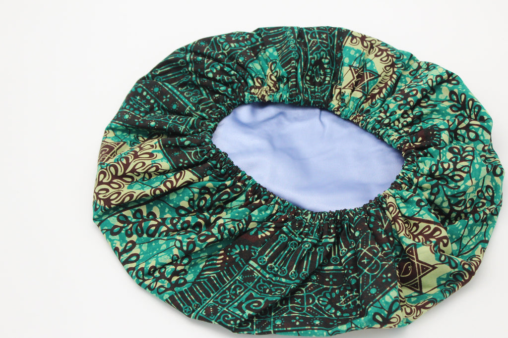 African Print Travel Bonnet