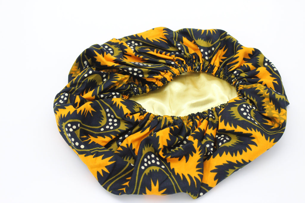 African Print Travel Bonnet