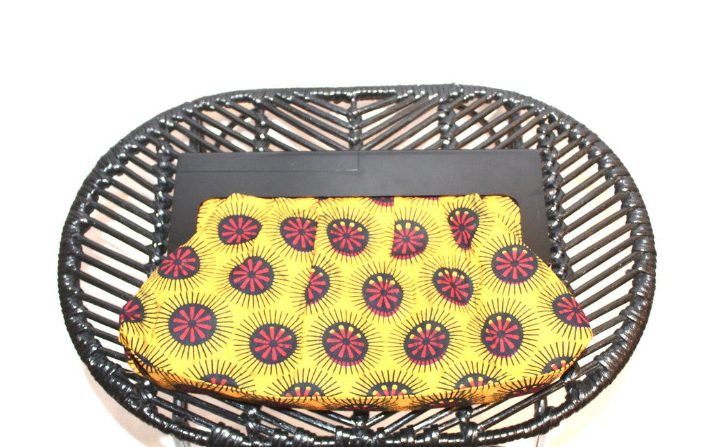 Large Wooden Handle Clutch