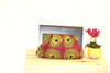 Small Wooden Handle Clutch